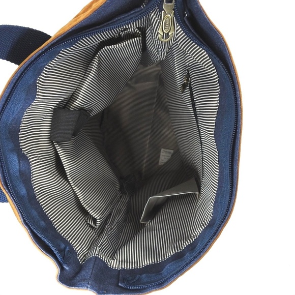 Canvas Rucksack Travel Duffel Bag Shoulder Sling - Picture 5 of 8